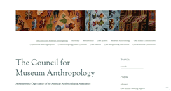 Desktop Screenshot of museumanthropology.org