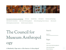 Tablet Screenshot of museumanthropology.org